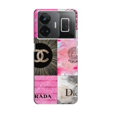 Чехол (Dior, Prada, YSL, Chanel) для Realme GT3 (Модница)