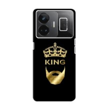 Чохол (Корона на чорному фоні) для Реалмі ГТ3 – KING
