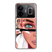 Чехол с печатью для Realme GT3 - (Мода) (AlphaPrint) – Макияж