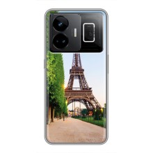 Чохол Ейфелева Вежа Realme GT3 - (AlphaPrint) (Дорога до Парижу)