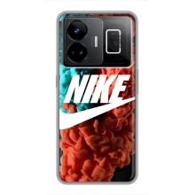 Чохол для Realme GT3 - з принтом Найк (AlphaPrint) (Димчастий найк)