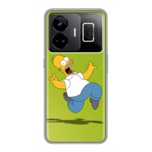 Чjхол з Сімпсонами для Realme GT3 (VPrint) (Гомер Сімпсон)