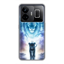 Чохол з картинкою ЛЕВ для Realme GT3 (VPrint) (Маленький лев)
