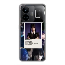 Чохли Венсдей на Realme GT3 Уенсдей (AlphaPrint) (колаж Венздей)