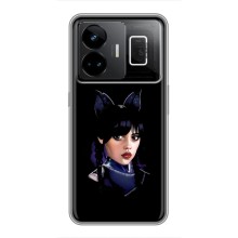 Чохли Венсдей на Realme GT3 Уенсдей (AlphaPrint) (серйозна Венздей)