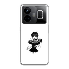 Чохли Венсдей на Realme GT3 Уенсдей (AlphaPrint) (танець Венздей)
