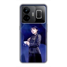 Чохли Венсдей на Realme GT3 Уенсдей (AlphaPrint) (Венздей з парасолькою)