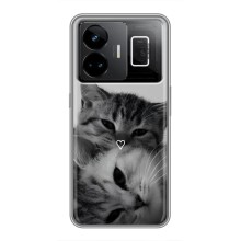 Чохол з малюнком кіт на Realme GT3 (Пара котів)