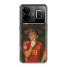 Чехол с футболистом Ламин Ямаль Realme GT3 (Ямаль аниме)