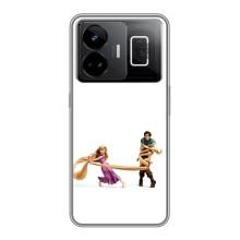 Чехол Рапунцель для Realme GT3 (Рапунцель и Флин)