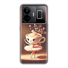 Чохол з мемом Тралалело тралала на Realme GT3 (Балерина капучина)