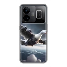 Чохол з мемом Тралалело тралала на Realme GT3 (Бомбардіні гусіні)