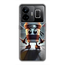 Чохол з мемом Тралалело тралала на Realme GT3 (Капучіно асасіно)