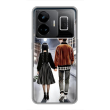 Чехол с дизайном Венздей 2 на Realme GT3 – Уэнсдей и Тайлер