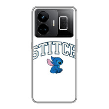 Чехол с принтом Стич на Realme GT3 – Стич лого