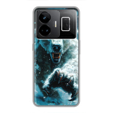 Чехол с картинкой «Хищники» для Realme GT3 – Медведь