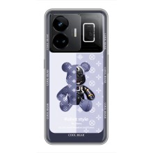 Крутые Чехлы Луи Виттон для Realme GT3 (AlphaPrint) (Медвежонок LV)