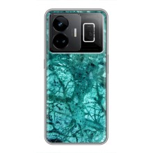 Мраморний чехол на Realme GT3 (VPrint) (Зелений мрамор)