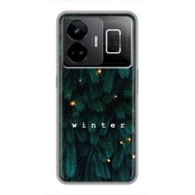 Новогодние, Праздничные Чехлы для Realme GT3 - 2024 год (Winter)