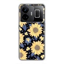 Чехлы с тематикой "ЦВЕТЫ" на Realme GT3 (красивые цветы)