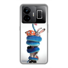 Силиконовый чехол с принтом Зоотрополіс для Realme GT3 – Змея Зоо