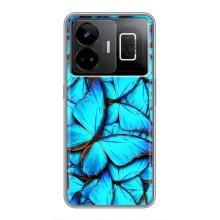 Силіконовий бампер з картинкою звірів для Realme GT3 (Крила метеликів)