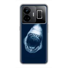 Силіконовий бампер з картинкою звірів для Realme GT3 (Пащу Акули)