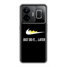 Силиконовый Чехол на Realme GT3 с картинкой Nike (Later)