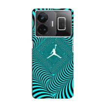 Силиконовый Чехол Nike Air Jordan на Реалми ДжиТи 3 (Jordan)