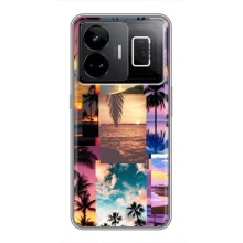 Силіконовий чохол з КАРТИНКАМИ літо для Realme GT3 (AlphaPrint) (Літня відпустка)