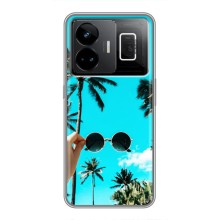 Силіконовий чохол з КАРТИНКАМИ літо для Realme GT3 (AlphaPrint) (Погляд літо)