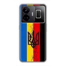 Украинские Чехлы для Realme GT3 с картинкой УПА (AlphaPrint) (Прапор УПА)