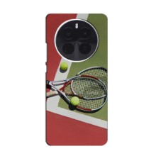 Чехлы с принтом Спортивная тематика для Realme GT5 Pro (Ракетки теннис)