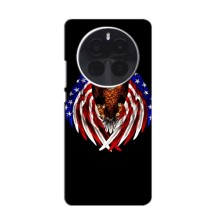 Чехол Флаг USA для Realme GT5 Pro – Крылья США