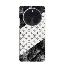 Чехол Стиль Louis Vuitton на Realme GT5 Pro (LV на белом)