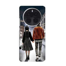 Чехол с дизайном Венздей 2 на Realme GT5 Pro – Уэнсдей и Тайлер