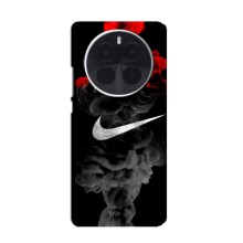 Чехол с логотипом Найк на Realme GT5 Pro (Найк на черном)