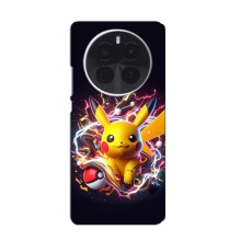 Чохол з Пікачу на Realme GT5 Pro (Пікачу з м'ячем)