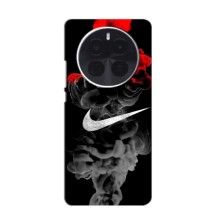 Силиконовый Чехол на Realme GT5 Pro с картинкой Nike (Nike дым)