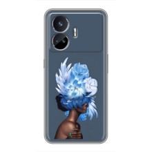 Чехлы (ART) Цветы на Realme GT5 (VPrint) (Цветы на голове)