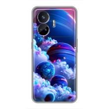 Чехлы КОСМОС для Realme GT5 – Синие планеты