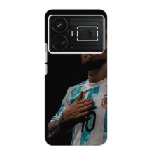 Чехлы Лео Месси Аргентина для Realme GT5 (Месси Капитан)