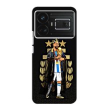 Чехлы Лео Месси Аргентина для Realme GT5 (Месси король)