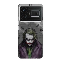 Чехлы с картинкой Джокера на Realme GT5 (Joker клоун)