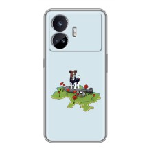 Чехлы с картинкой собаки Патрон для Realme GT5 (AlphaPrint) (Сапер Пес)