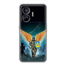 Чехлы с картинкой ЗСУ для Realme GT5 (AlphaPrint) (Солдат ЗСУ)