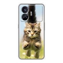 Чохли з Котиками для Realme GT5 (VPrint) (Прижок кота)