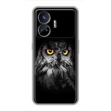 Чохли з принтом СОВИ для Realme GT5 – Сова на чорному