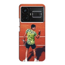 Чехлы с принтом Спортивная тематика для Realme GT5 – Алькарас Теннисист