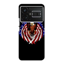 Чехол Флаг USA для Realme GT5 – Крылья США
